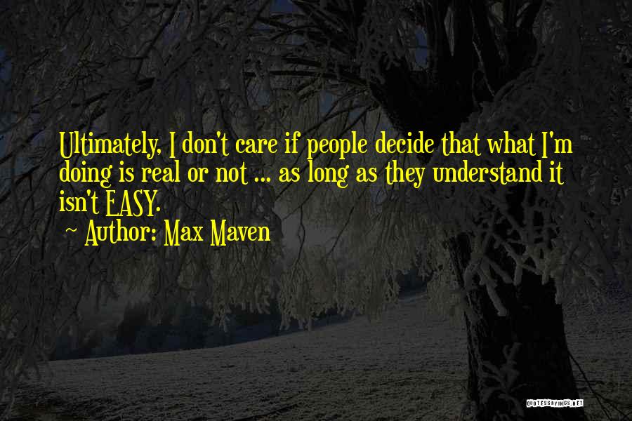 Max Maven Quotes 228752