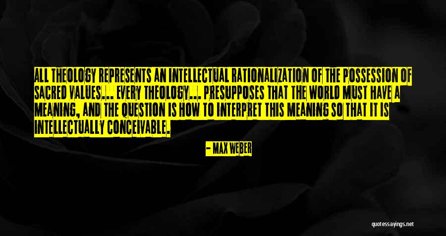 Max Weber Rationalization Quotes By Max Weber