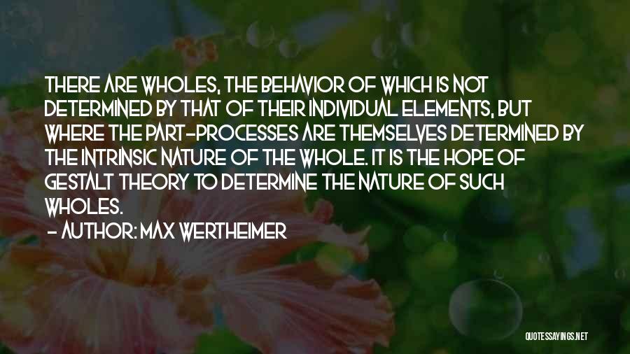 Max Wertheimer Quotes 458989