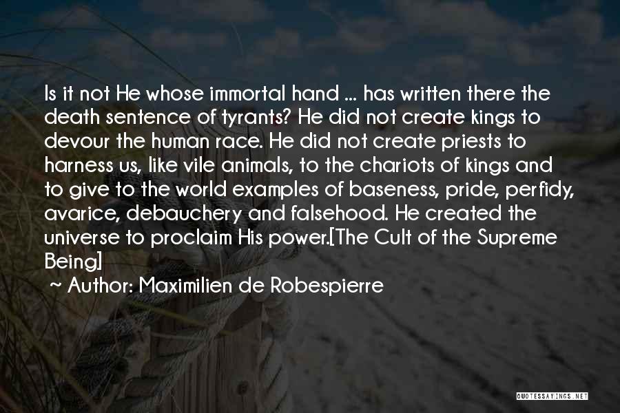 Maximilien De Robespierre Quotes 117347