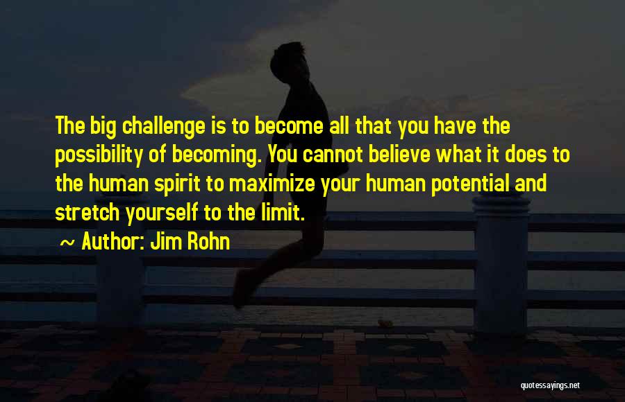 Maximize Your Potential Quotes By Jim Rohn