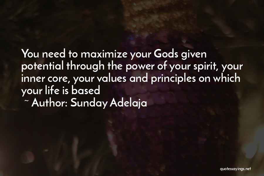 Maximize Your Potential Quotes By Sunday Adelaja