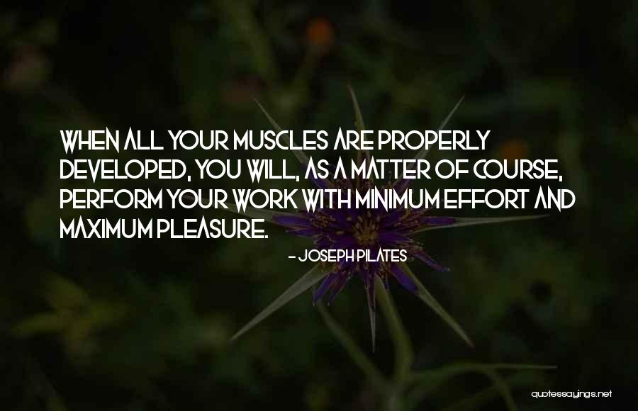 Maximum And Minimum Quotes By Joseph Pilates Maximum And Minimum Quotes By Joseph Pilates