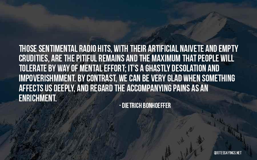 Maximum Effort Quotes By Dietrich Bonhoeffer