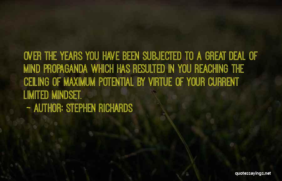 Maximum Potential Quotes By Stephen Richards