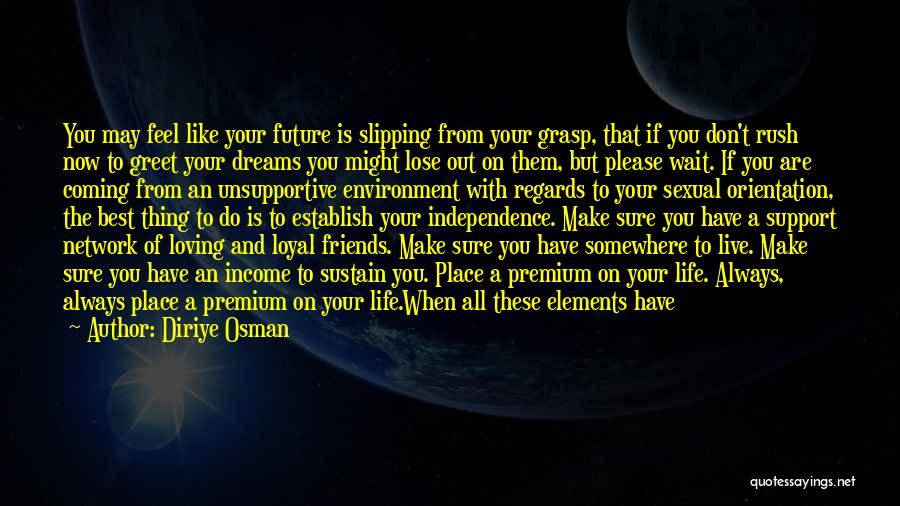 May All Your Dreams Quotes By Diriye Osman