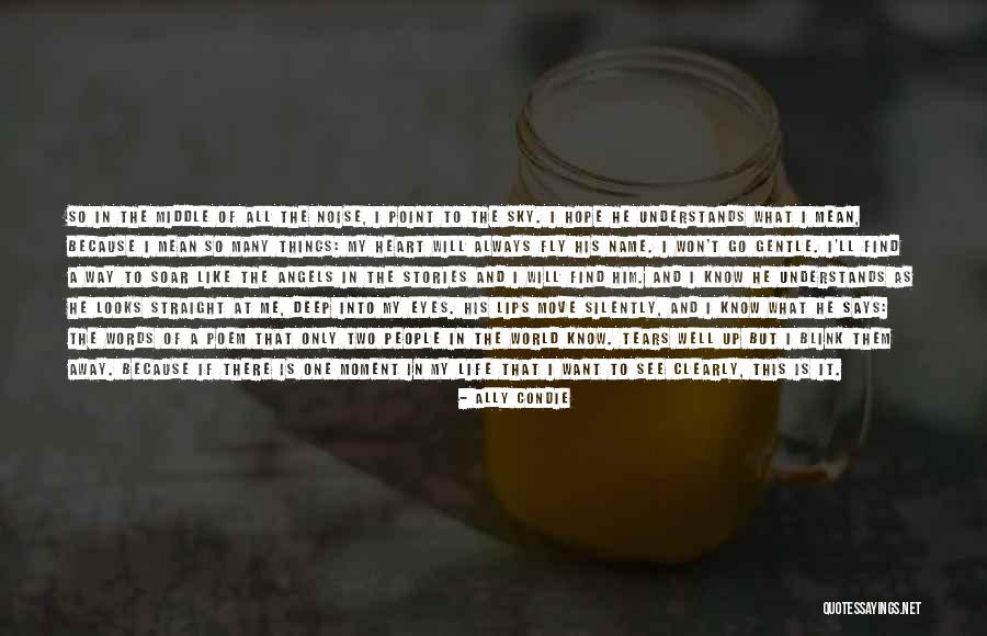 May Angels Fly With You Quotes By Ally Condie May Angels Fly With You Quotes By Ally Condie
