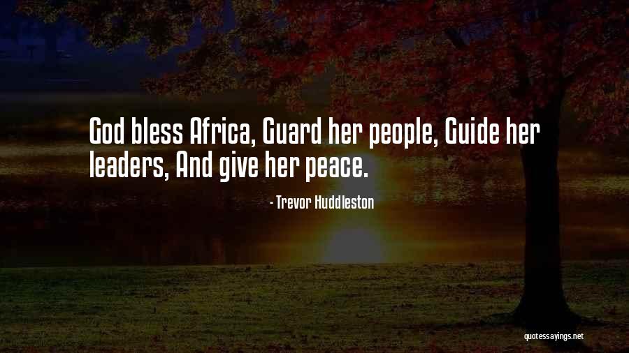 May God Guide Us Quotes By Trevor Huddleston