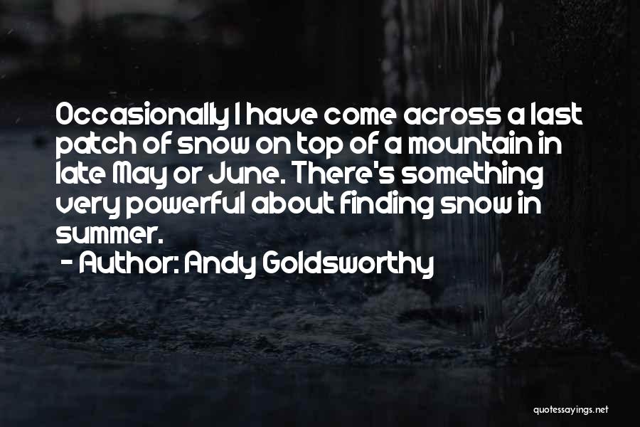 May I Come In Quotes By Andy Goldsworthy