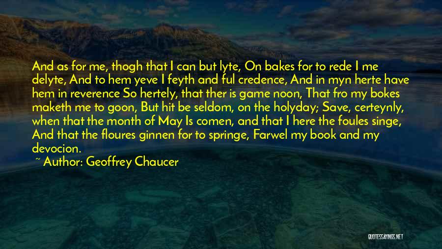 May Month Quotes By Geoffrey Chaucer