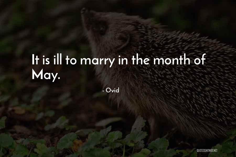 May Month Quotes By Ovid