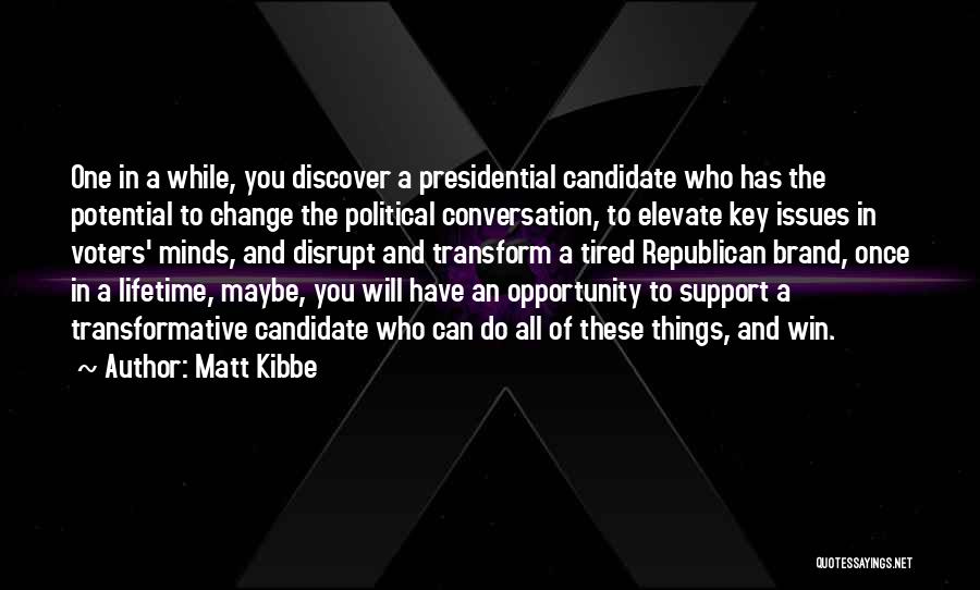 May The Best Candidate Win Quotes By Matt Kibbe