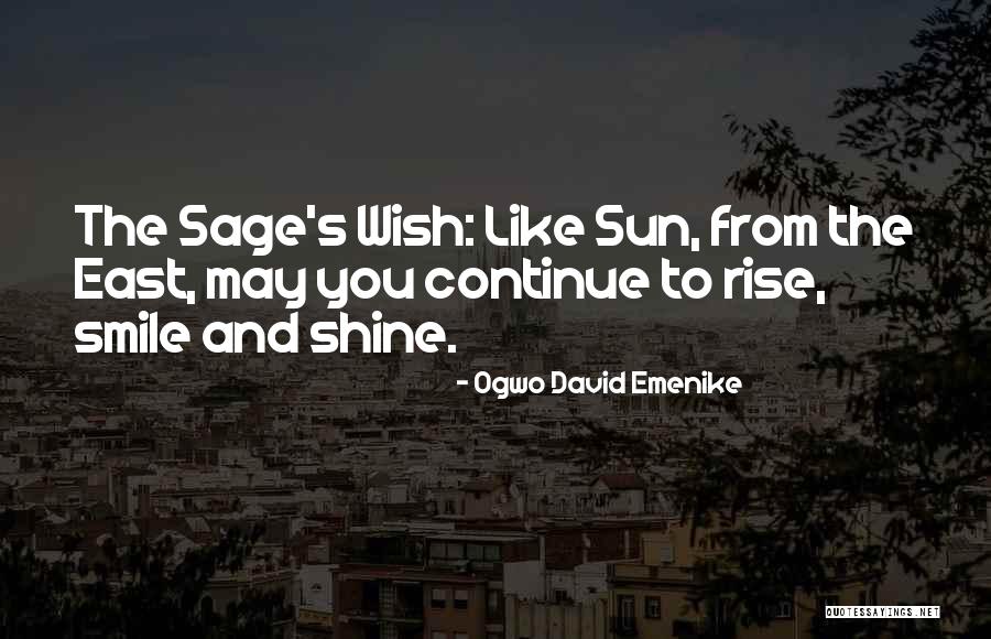 May You Shine Quotes By Ogwo David Emenike