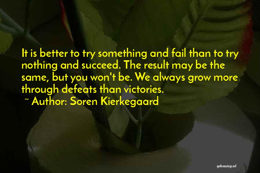 May You Succeed Quotes By Soren Kierkegaard