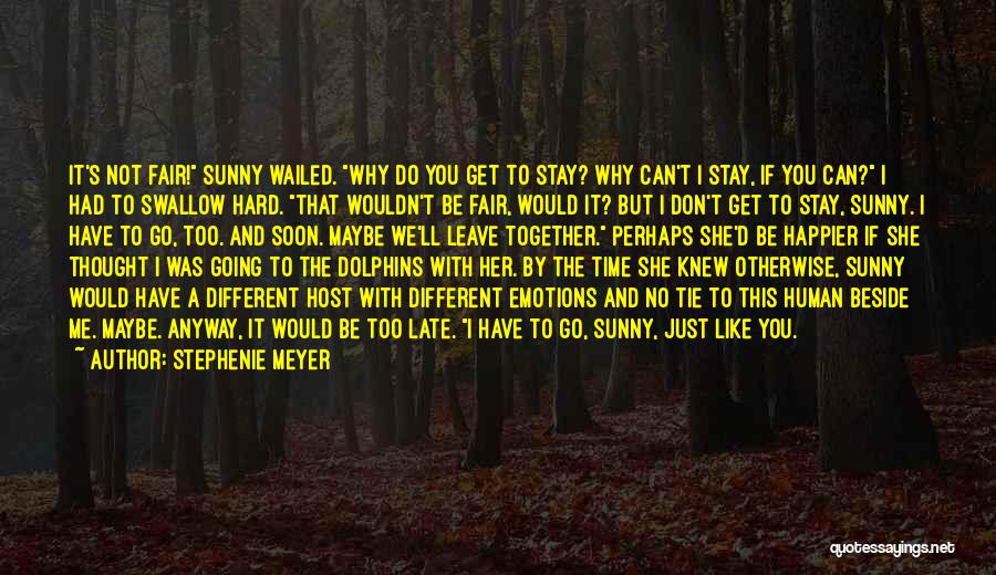 Maybe It's Not The Right Time Quotes By Stephenie Meyer