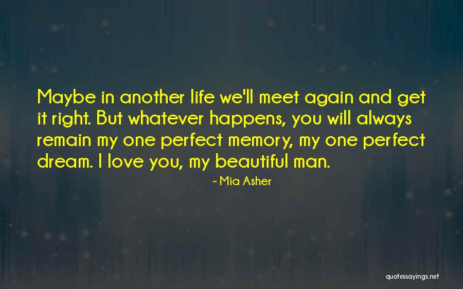 Maybe We'll Meet Again Quotes By Mia Asher