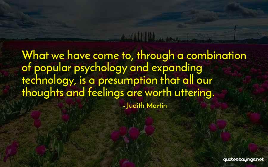 Maybeth Ormond Quotes By Judith Martin Maybeth Ormond Quotes By Judith Martin