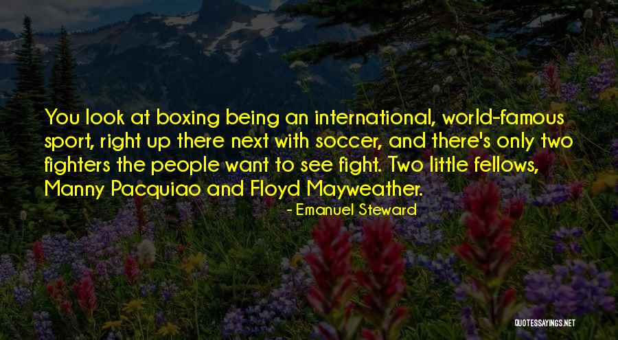 Mayweather And Pacquiao Quotes By Emanuel Steward