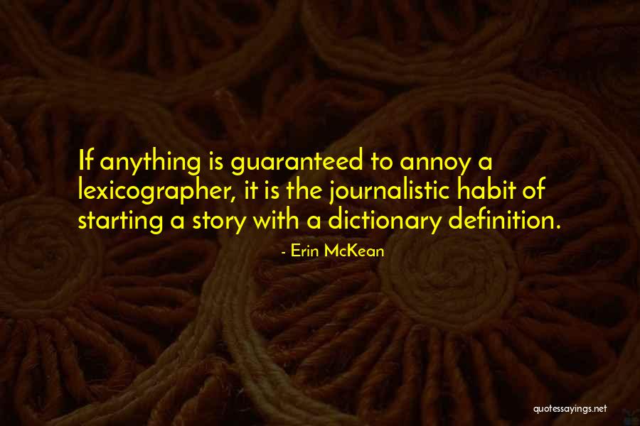 Mayyat Quotes By Erin McKean Mayyat Quotes By Erin McKean