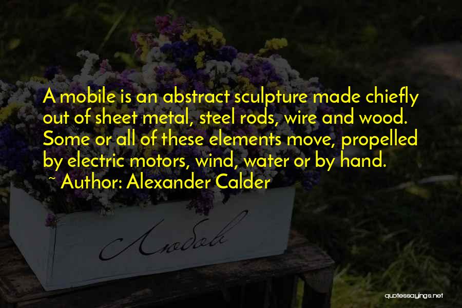 Mazuri Tortoise Quotes By Alexander Calder