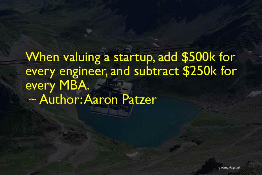 Mba Done Quotes By Aaron Patzer