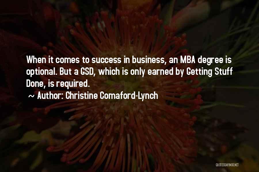 Mba Quotes By Christine Comaford-Lynch