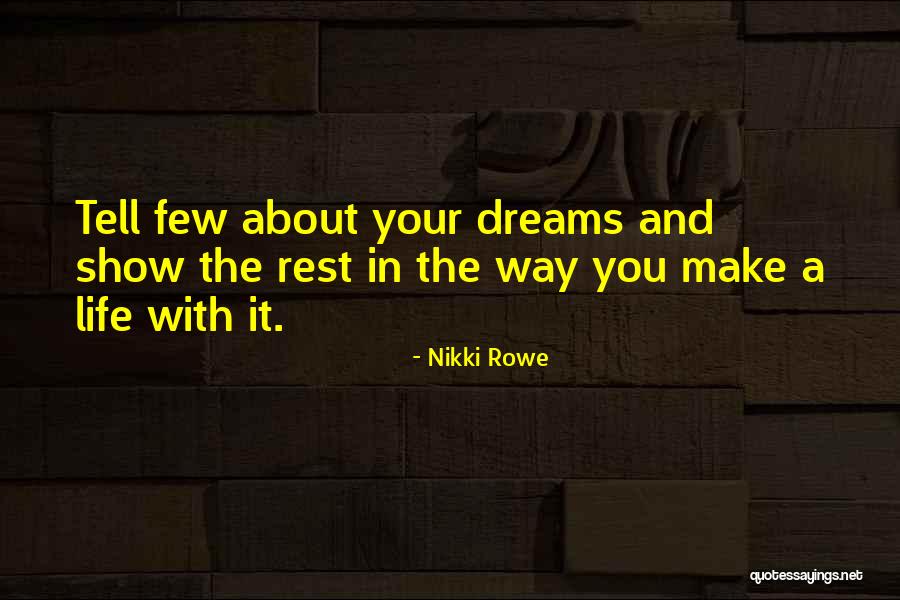 Mbongo Chobi Quotes By Nikki Rowe