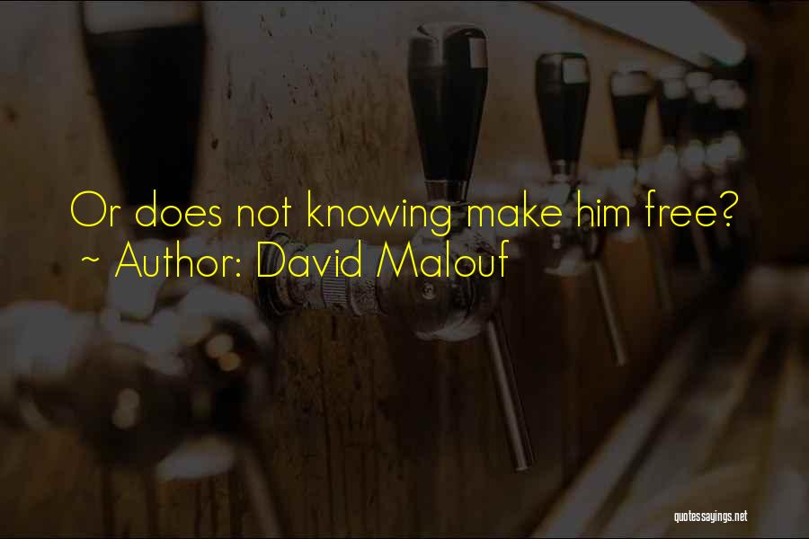 Mcafee Internet Security Quotes By David Malouf