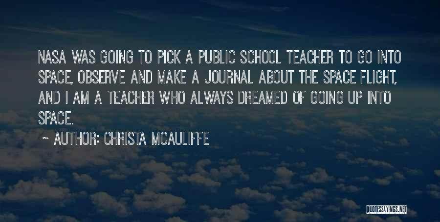 Mcauliffe Quotes By Christa McAuliffe