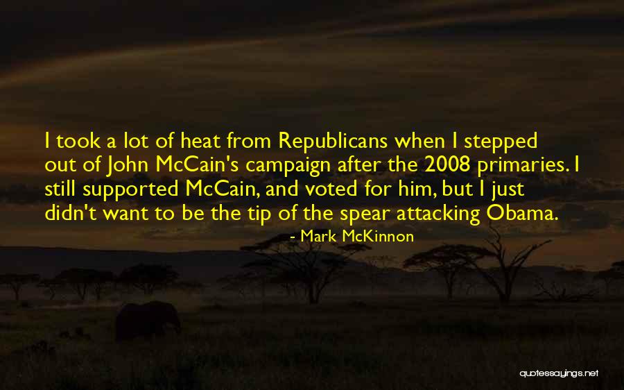 Mccain Campaign 2008 Quotes By Mark McKinnon Mccain Campaign 2008 Quotes By Mark McKinnon