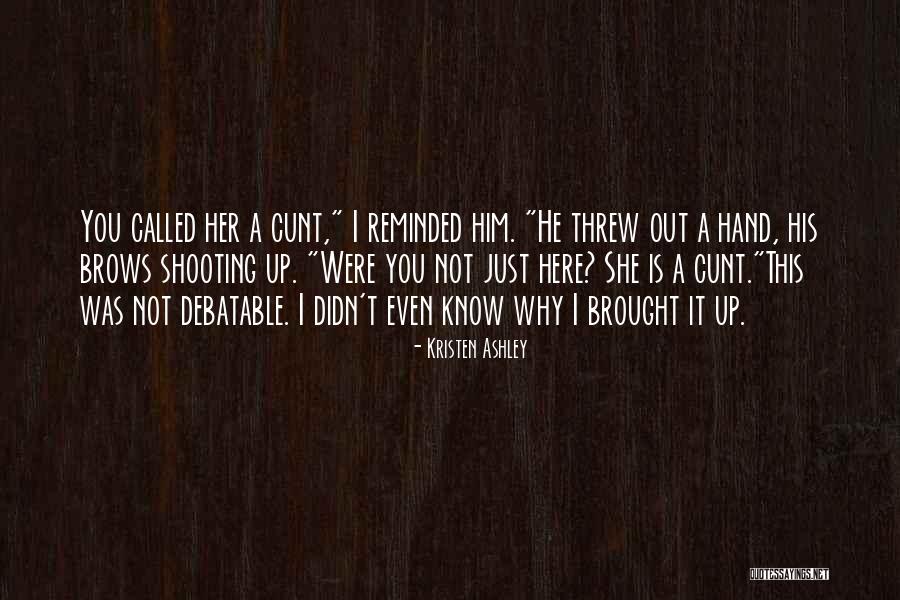 Mcconville Quotes By Kristen Ashley Mcconville Quotes By Kristen Ashley