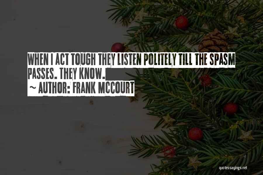 Mccourt Quotes By Frank McCourt