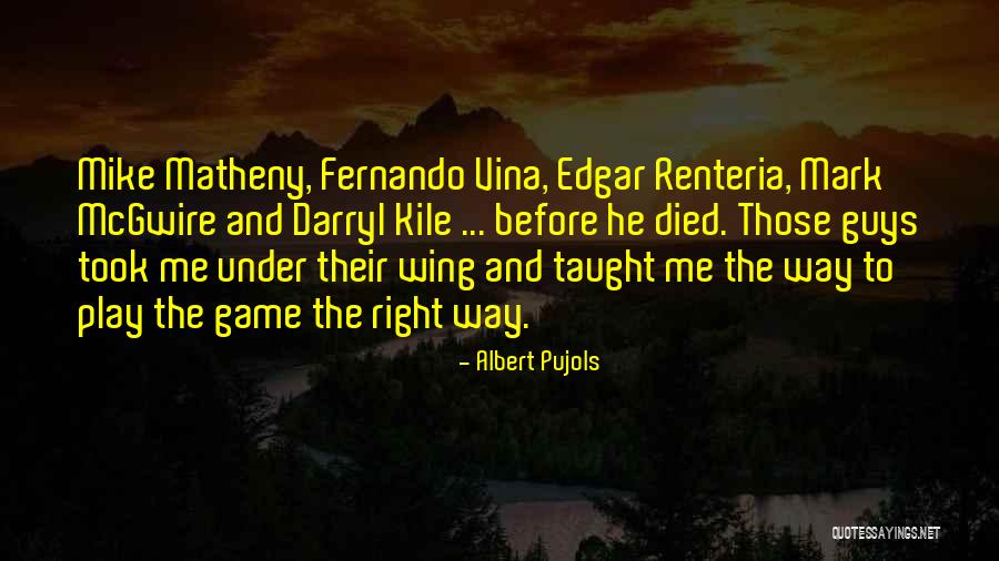 Mcgwire Mark Quotes By Albert Pujols Mcgwire Mark Quotes By Albert Pujols