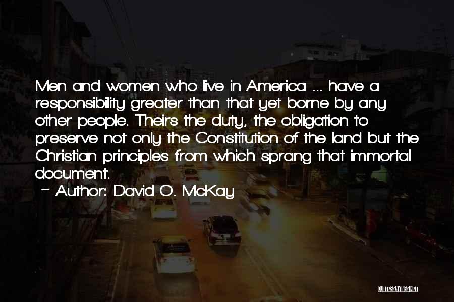 Mckay Quotes By David O. McKay