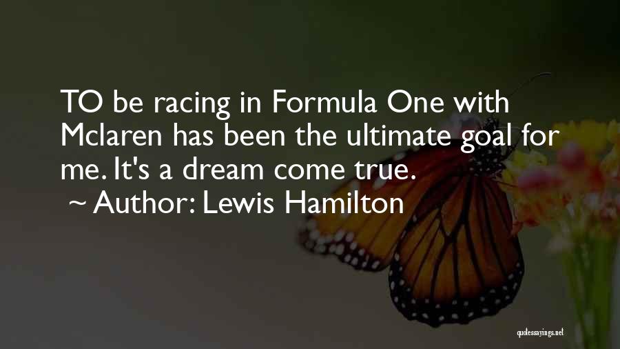 Mclaren Quotes By Lewis Hamilton