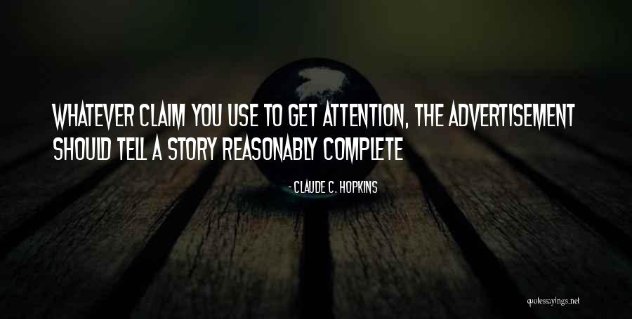 Mcluhan Hot Quotes By Claude C. Hopkins Mcluhan Hot Quotes By Claude C. Hopkins