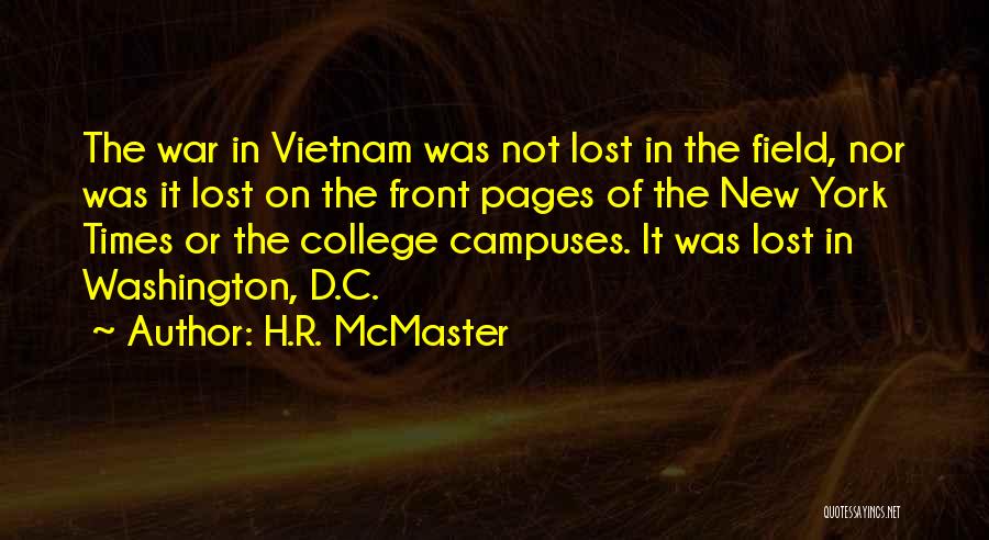 Mcmaster Quotes By H.R. McMaster