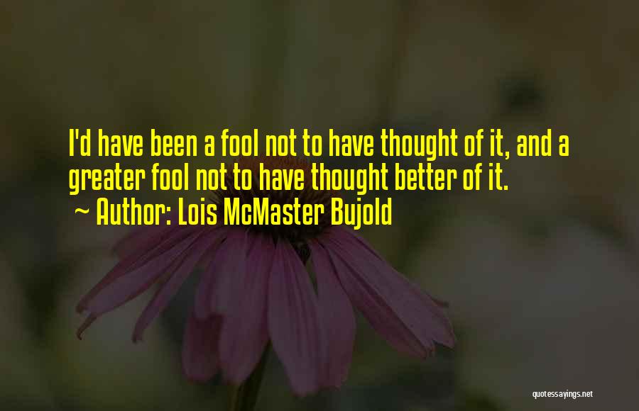 Mcmaster Quotes By Lois McMaster Bujold