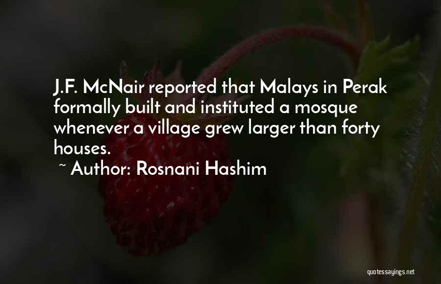 Mcnair Quotes By Rosnani Hashim