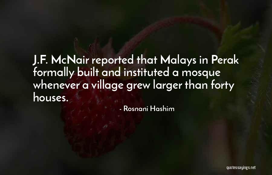 Mcnair Quotes By Rosnani Hashim