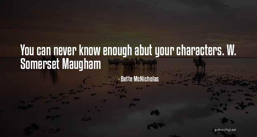 Mcnicholas Mcnicholas Quotes By Bette McNicholas