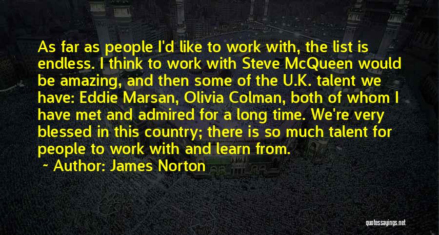 Mcqueen Quotes By James Norton