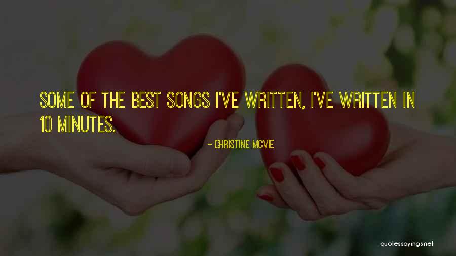 Mcvie Quotes By Christine McVie Mcvie Quotes By Christine McVie