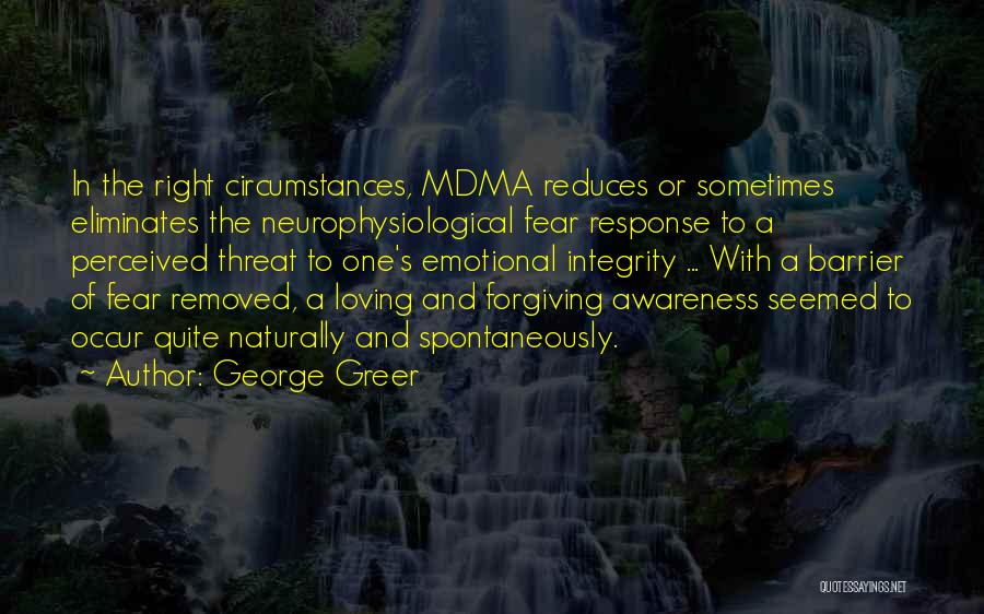 Mdma Drug Quotes By George Greer