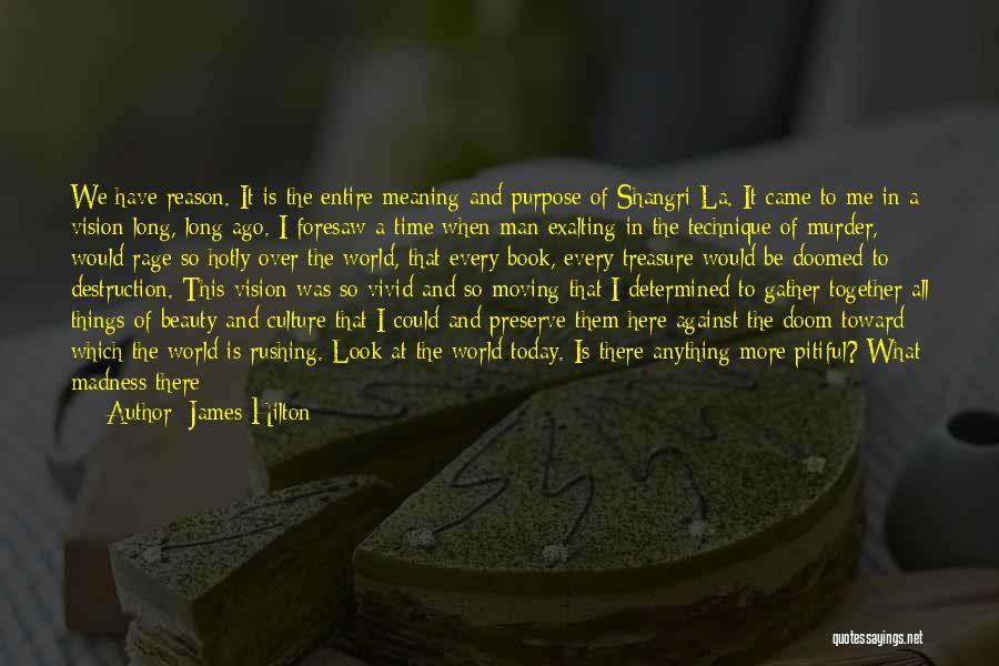 Me Against World Quotes By James Hilton