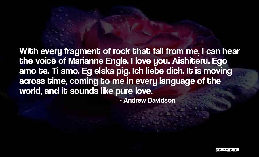 Me Amo Quotes By Andrew Davidson