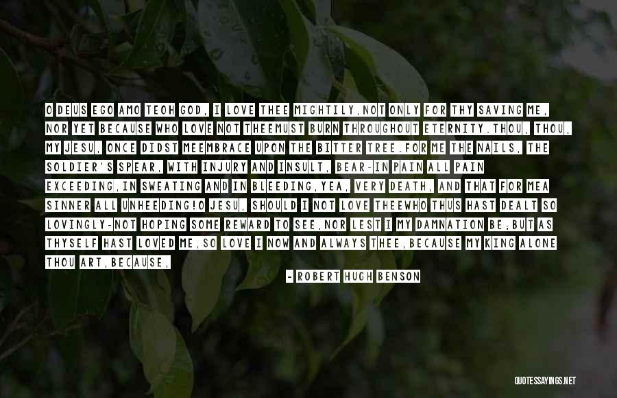 Me Amo Quotes By Robert Hugh Benson Me Amo Quotes By Robert Hugh Benson