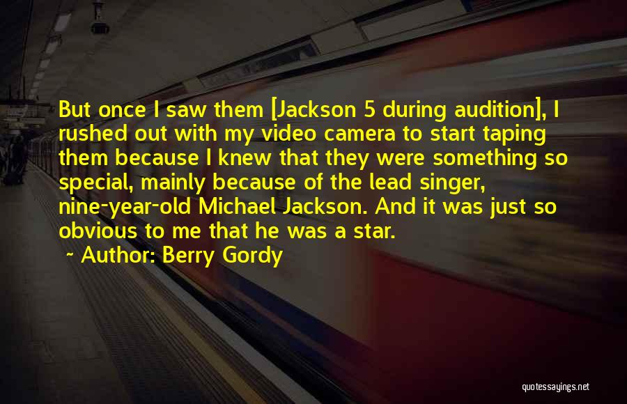 Me And My Camera Quotes By Berry Gordy