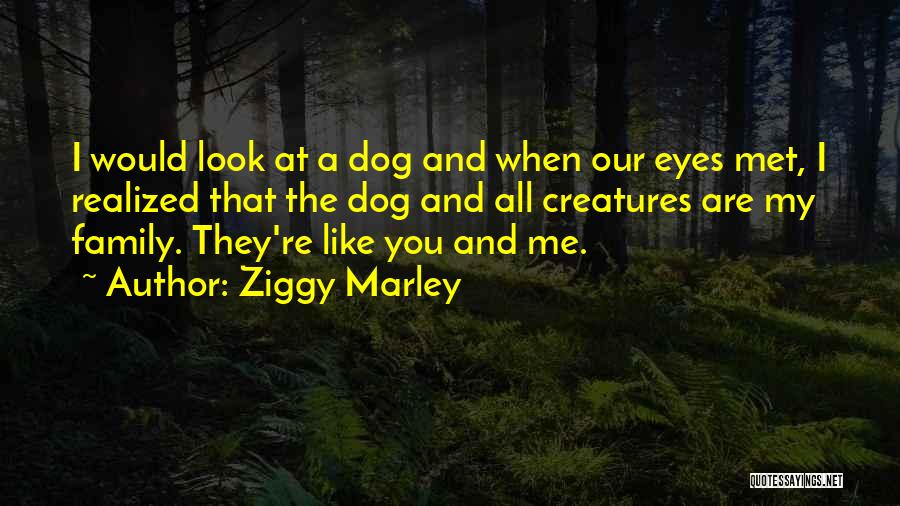 Me And My Dog Quotes By Ziggy Marley