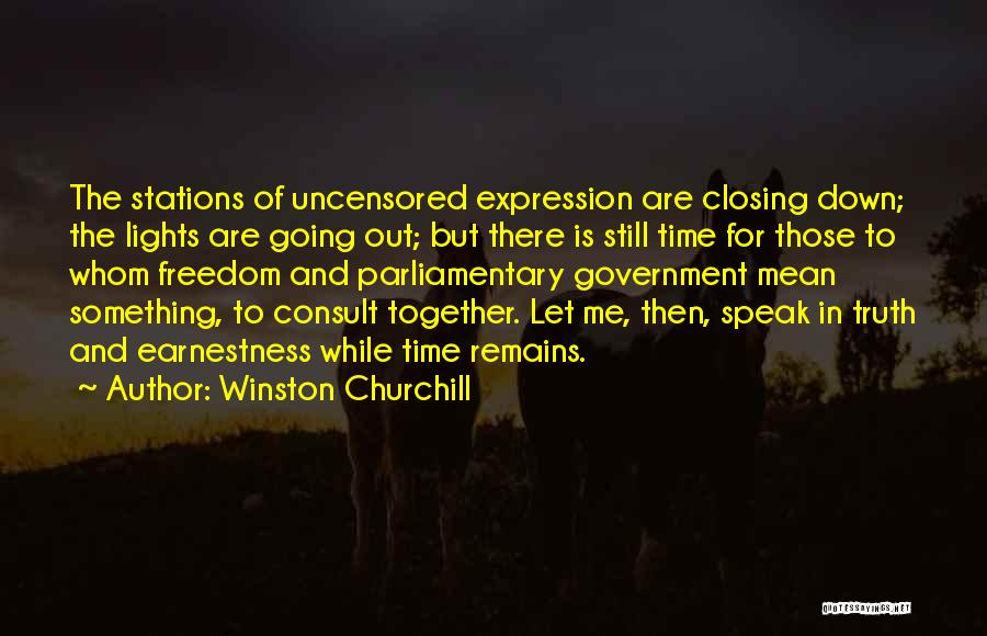 Me And U Together Quotes By Winston Churchill